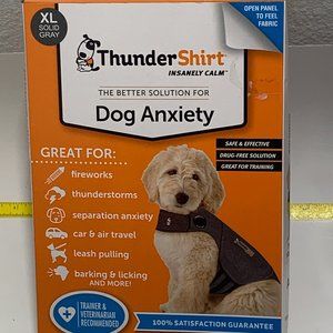 ThunderShirt Sport Dog Anxiety Jacket XL Grey 65-110 LBS